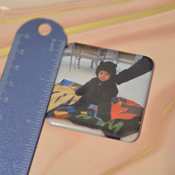 2"x2" Custom Square Photo Magnets