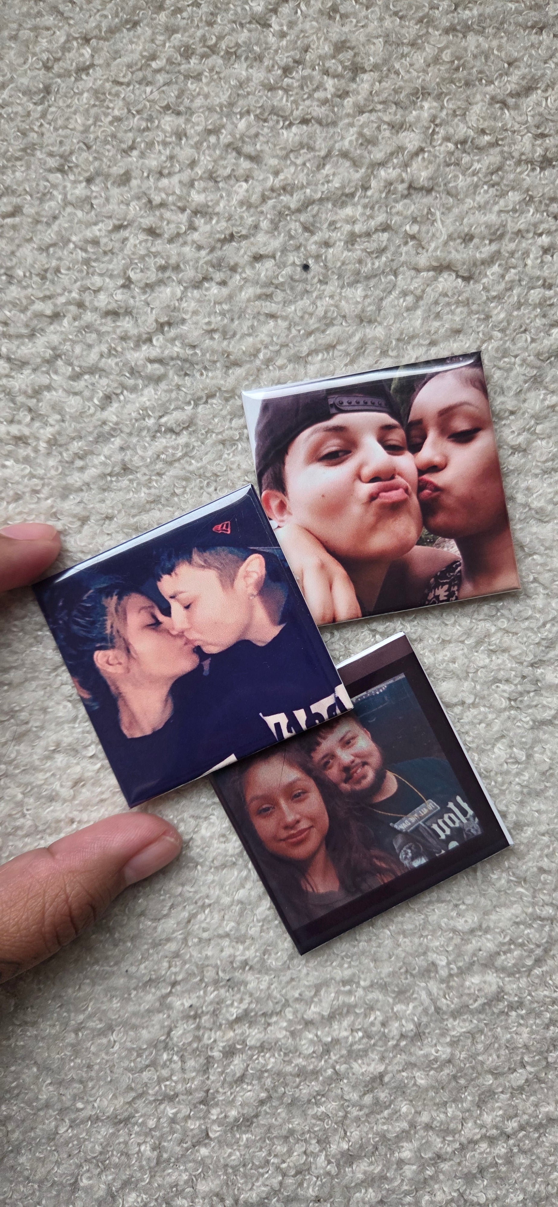 2"x2" Custom Square Photo Magnets